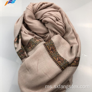 Selendang Square Autumn Polyester Sutera Bercetak Muslim yang Elegan